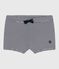Boys' Iconic Swimming Trunks MEDIEVAL blue/MARSHMALLOW white