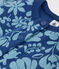 Girls' Printed Quilted Tube Knit Cardigan CREPUSCULE /ROVER