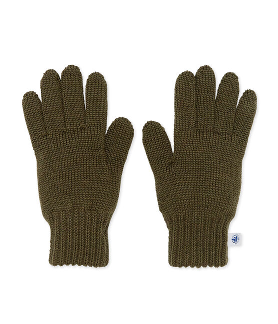 Kids' gloves CROCODILE green