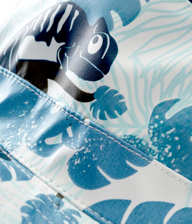 Baby boys' printed sun hat white/multicolor