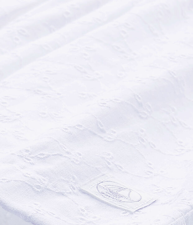 Baby girls' eyelet lace dress white