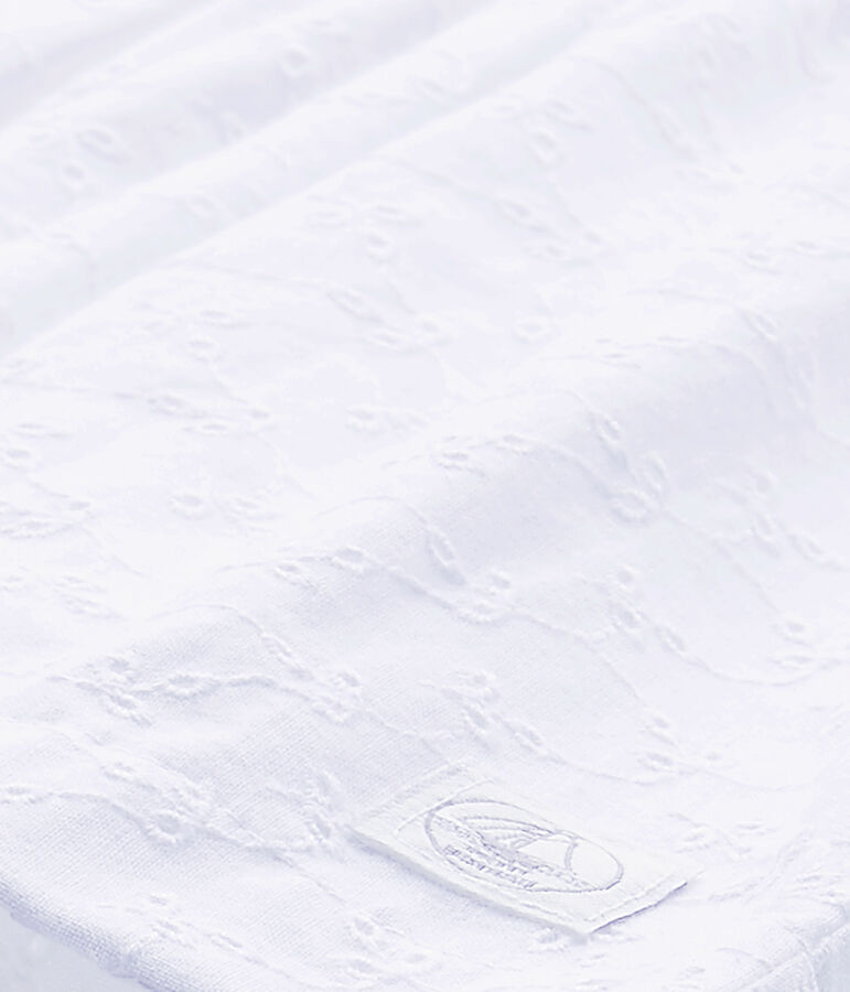 Baby girls' eyelet lace dress ECUME white