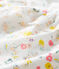 Print playsuit for baby girls MARSHMALLOW white/MULTICO white