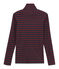 women's plain polo neck SMOKING blue/OGRE red