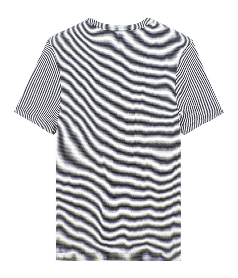 Men's Iconic Short-Sleeved Crew Neck T-Shirt blue/white