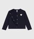 Girls' fleece cardigan