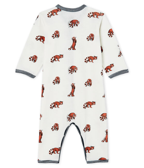 Baby Girls' Footless Padded Sleepsuit MARSHMALLOW white/MULTICO CN