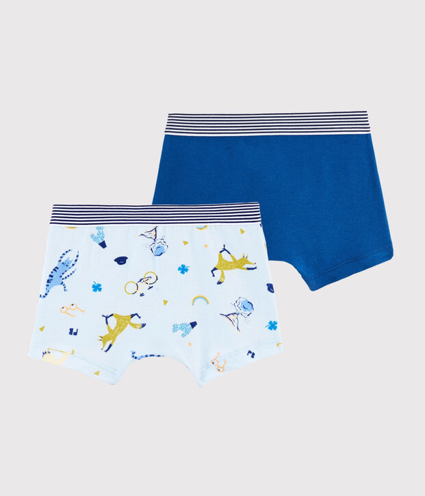 Boys' Yoga Animals Boxer Shorts - 2-Piece Set multicolor