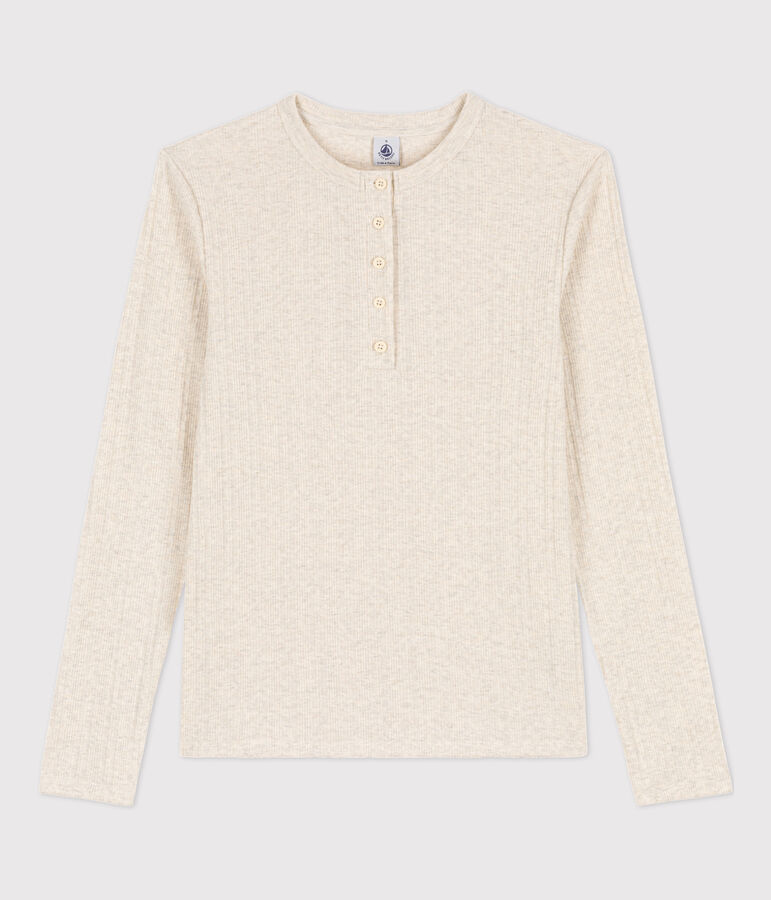 Women's Henley T-Shirt beige