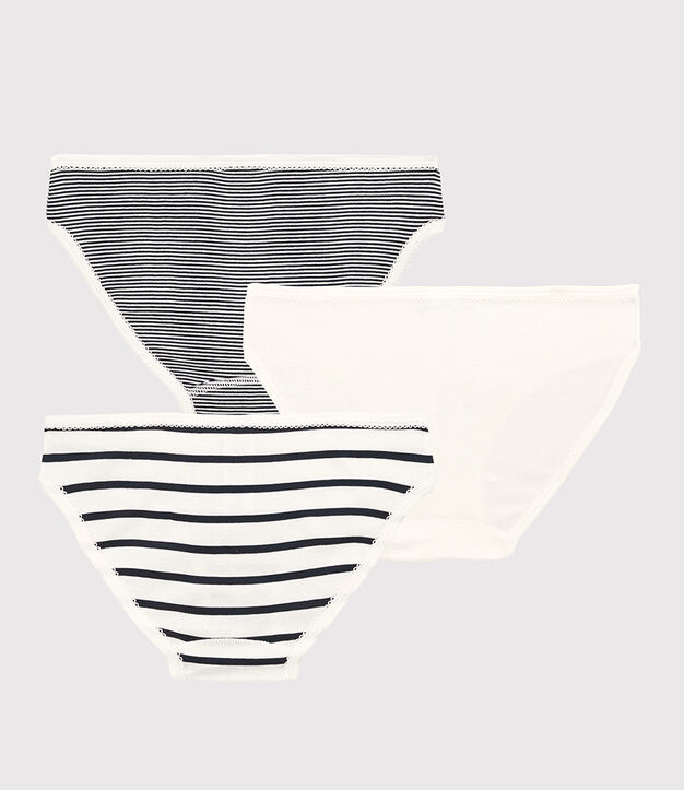 Girls' Striped Knickers - 3-Pack multicolor