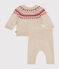 Babies' 2-piece knitwear set AVALANCHE pink/ROSEWOOD