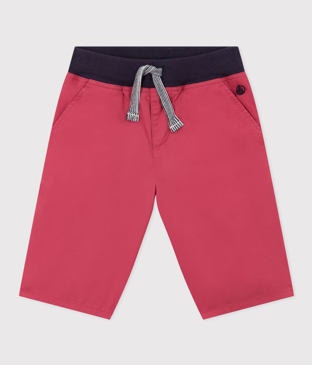 Boys' Cotton Serge Bermuda Shorts pink
