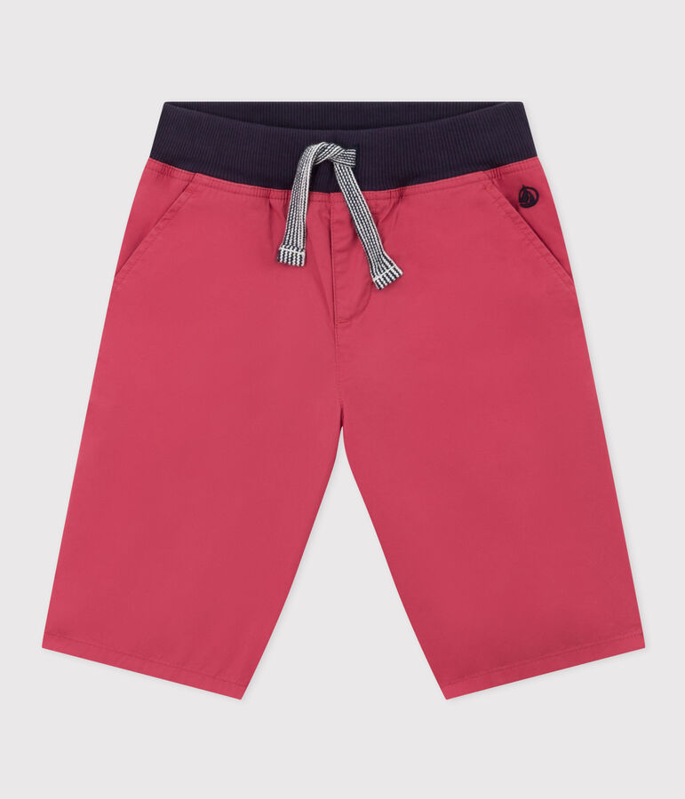 Boys' Cotton Serge Bermuda Shorts pink