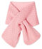 Unisex Baby Fleece-Lined Scarf CHARME pink/MARSHMALLOW white