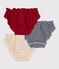 Girls' Cotton Badminton Briefs - 3-Pack variante 1