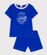 Children's short cotton pyjamas