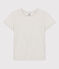 Women's Straight Fit Organic Cotton Round Neck T-Shirt BELUGA CHINE grey