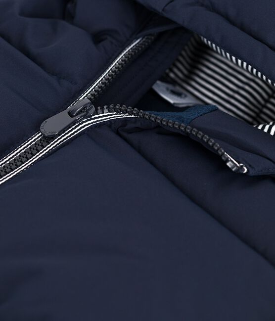 Children's plain puffer jacket SMOKING blue