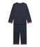 Boy's reversible pyjamas SMOKING blue/MULTICO white