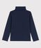 Children's Unisex Cotton Roll Neck SMOKING blue