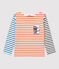 Unisex Children's Long-Sleeved T-Shirt MARSHMALLOW white/CAROTTE /MULTICO