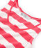 Women's sleeveless dress GROSEILLER pink/MARSHMALLOW white