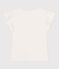 Girls' Cotton T-Shirt MARSHMALLOW white