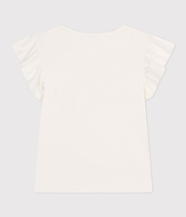 Girls' Cotton T-Shirt white