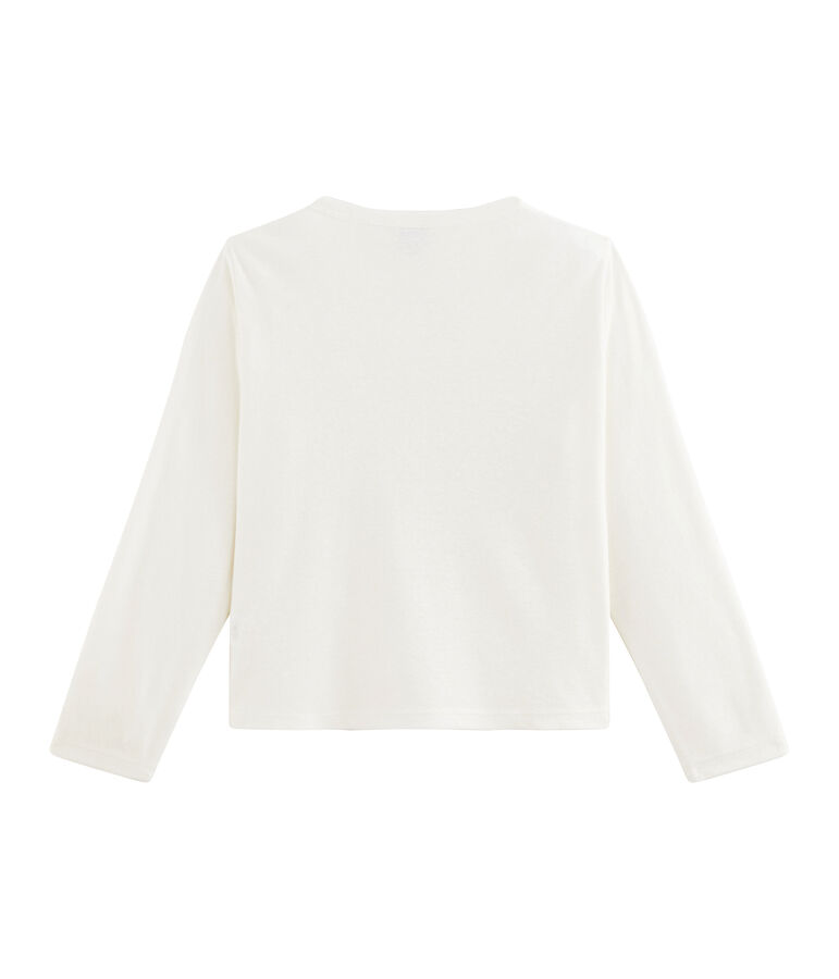 Girls' Cardigan MARSHMALLOW white