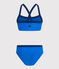 Girls' Two-Piece Swimsuit SURF blue