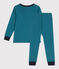 Children's long-sleeved cotton dinosaur pyjamas DRAGONFLY green