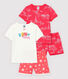 Girls' Cotton Short Pyjamas - 2-Pack