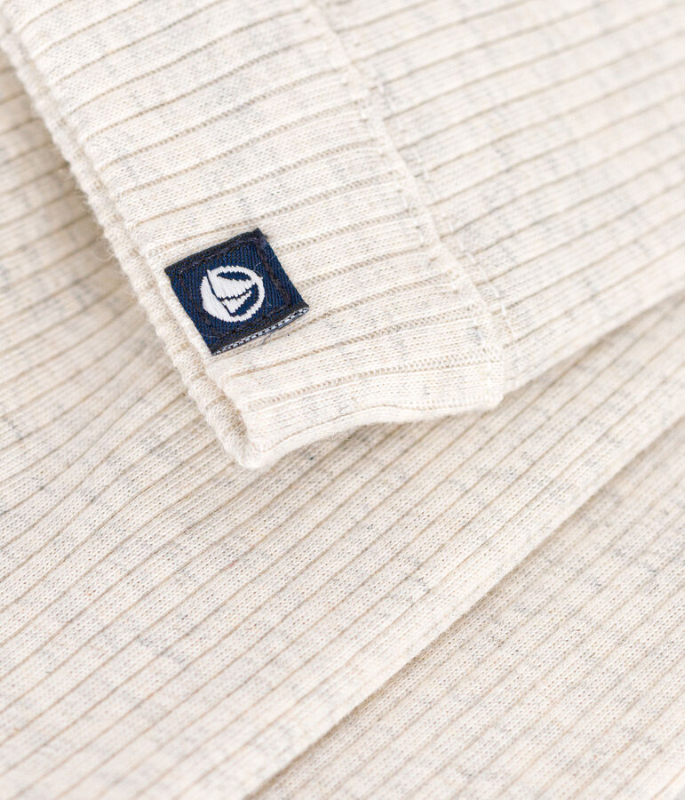 Babies' cotton leggings MONTELIMAR CHINE beige