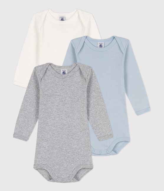 Babies' Long-Sleeved Cotton Bodysuits - 3-Pack variante 1
