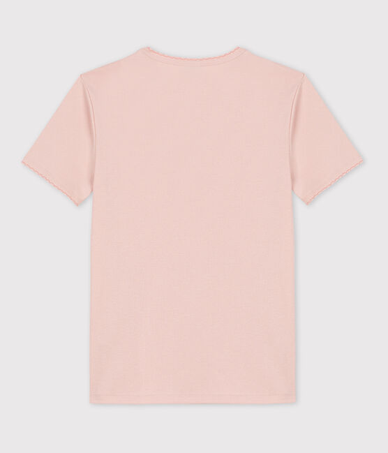 Women's Iconic Cocotte Stitch Cotton T-Shirt SALINE pink