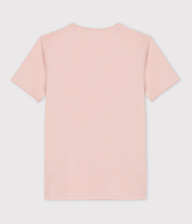 Women's Iconic Cocotte Stitch Cotton T-Shirt pink