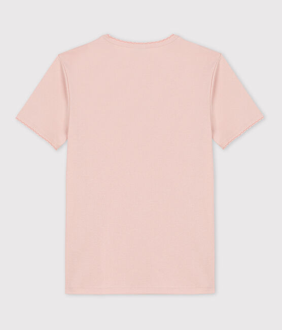 Women's Iconic Cocotte Stitch Cotton T-Shirt SALINE pink