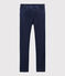 Girls' Denim Slim-Fit Trousers DENIM BLEU FONCE blue