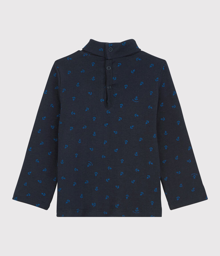 Babies' Cotton Polo Neck blue/blue