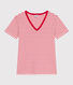 Women's Iconic Cotton V-Neck T-Shirt