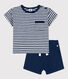 Babies' Slub Jersey and Cotton Outfit Set