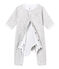 The Bodyjama baby mixed BELUGA grey/ECUME white
