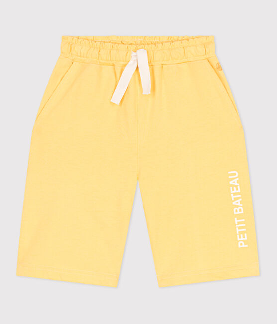 Children's cotton Bermuda shorts ORGE yellow
