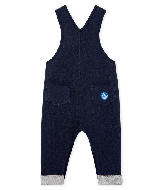 Baby Boys' Long Fleece Dungarees SMOKING blue
