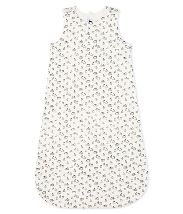 Babies' Velour Sleeping Bag white/grey/multicolor