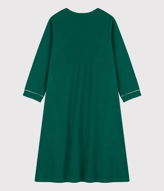 Girls' Cotton Nightdress EVERGREEN green