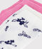 Babies' floral-print cotton socks - 2-Pack variante 1