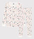 Girls' Snugfit Paris Print Organic Cotton Pyjamas