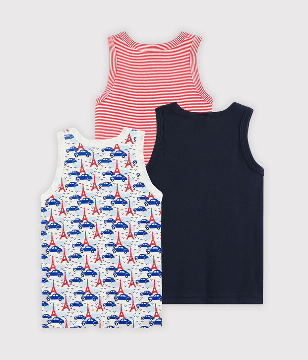 Boys' Vests - 3-Piece Set multicolor