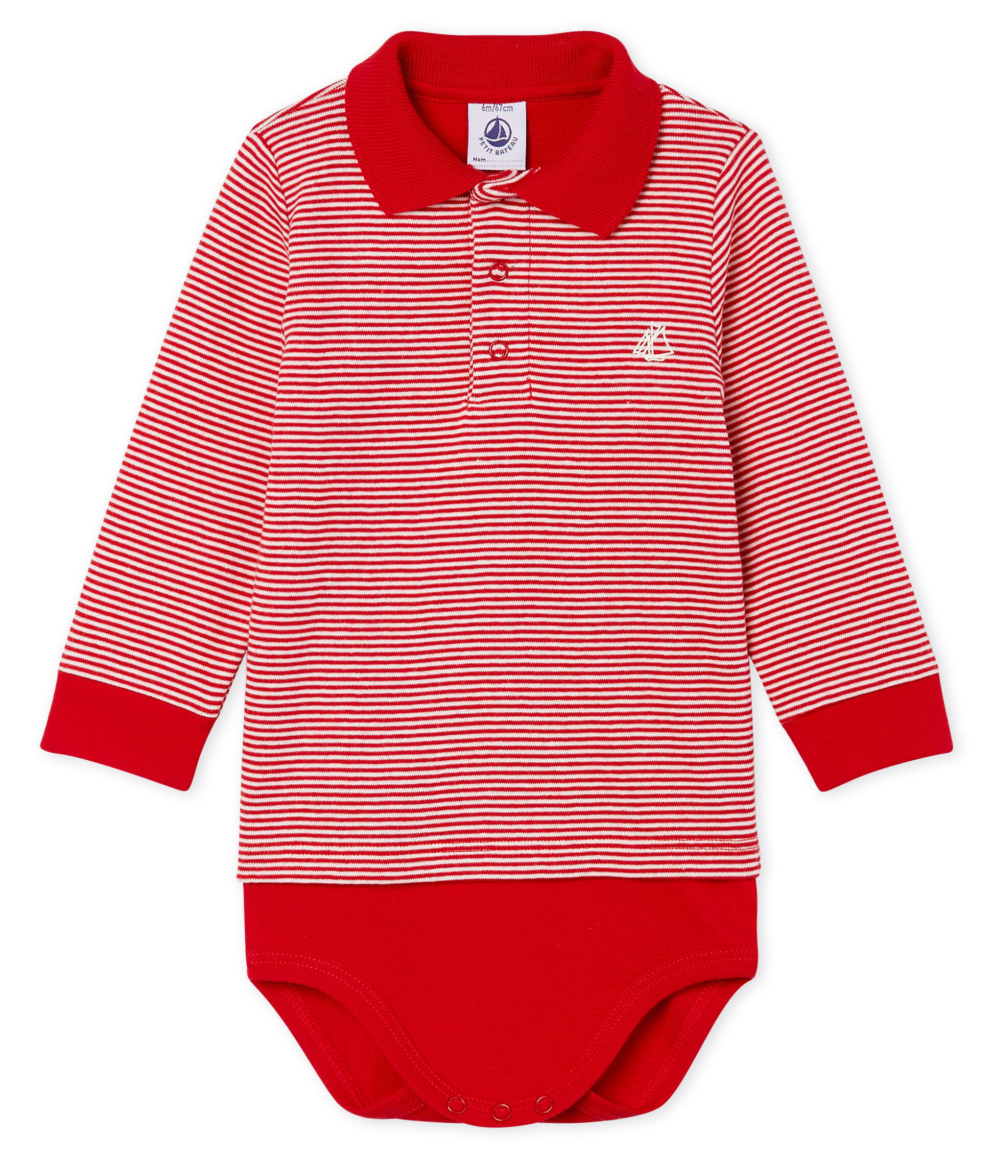 baby polo shirt bodysuit
